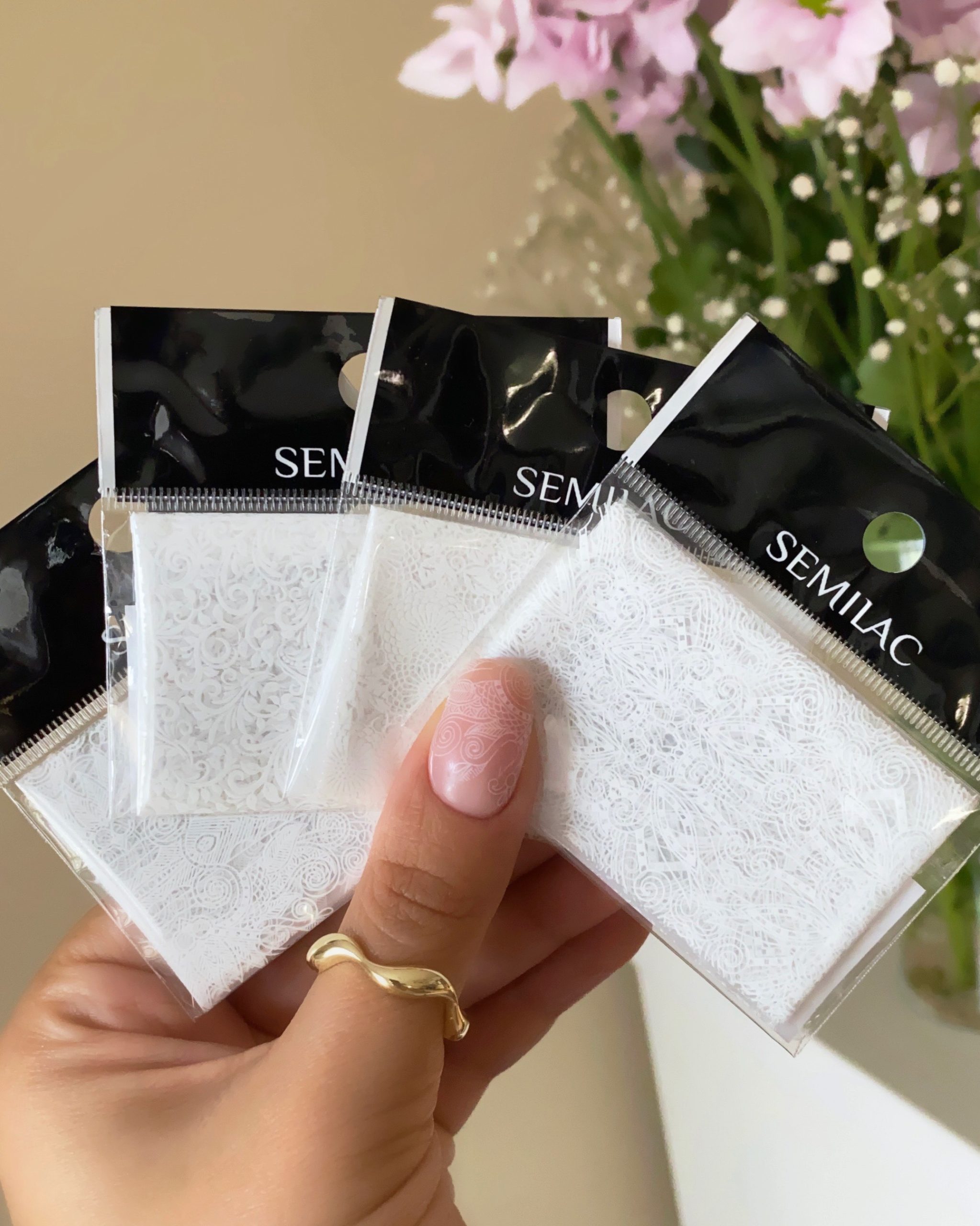 13 Foil Semilac White Lace - Imagen 4
