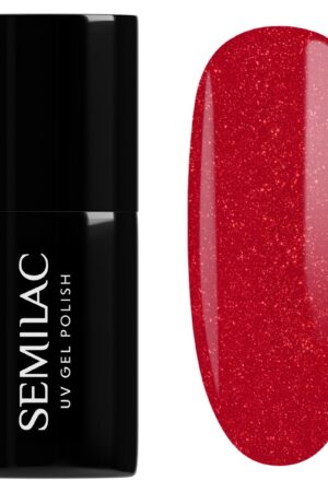 Semilac 025 Glitter Red 7 ml