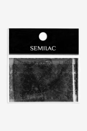 06 Decoraciones Semilac Foil Black Lace