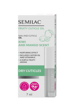 Semilac Aceite de Cutículas Kiwi Mango 7 ml