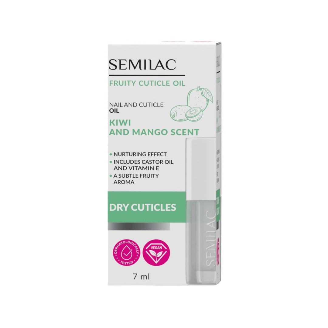 Semilac Aceite de Cutículas Kiwi Mango 7 ml