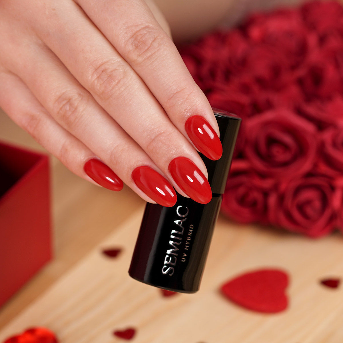 Semilac 345 Semilac Gorgeous Red 7 ml - Imagen 3