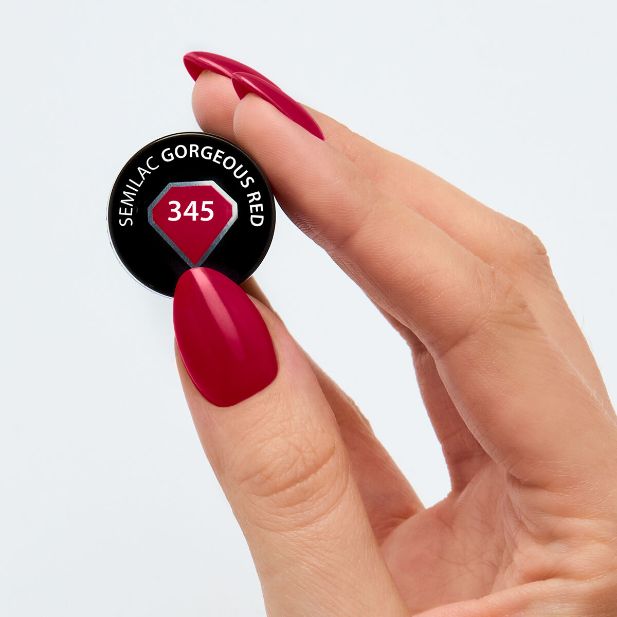 Semilac 345 Semilac Gorgeous Red 7 ml - Imagen 2