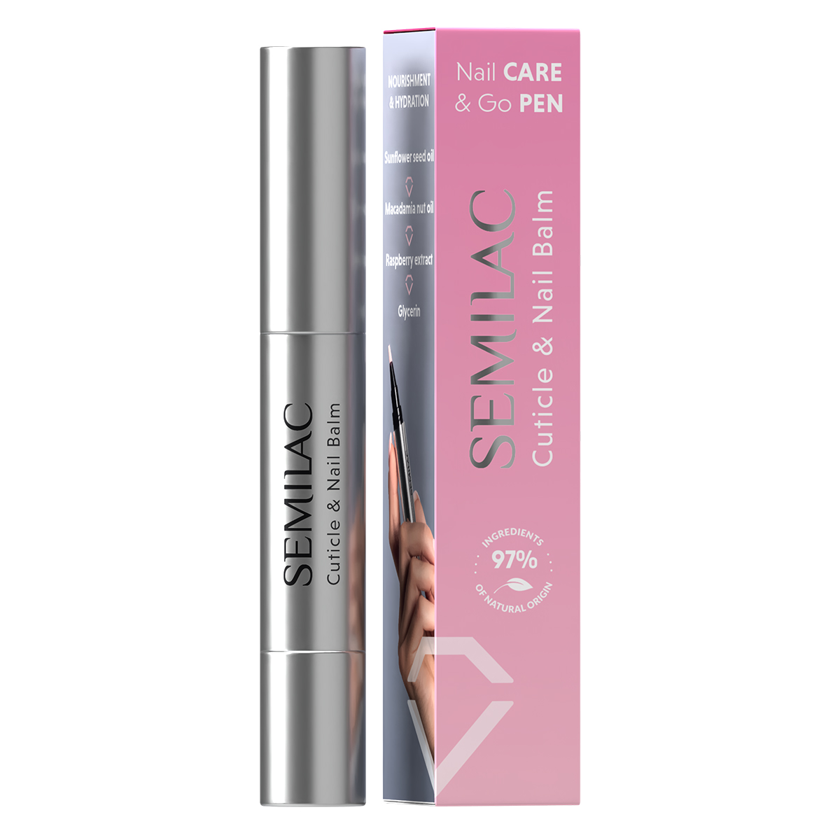 Semilac Bálsamo regenerador de cutículas y uñas 3 ml