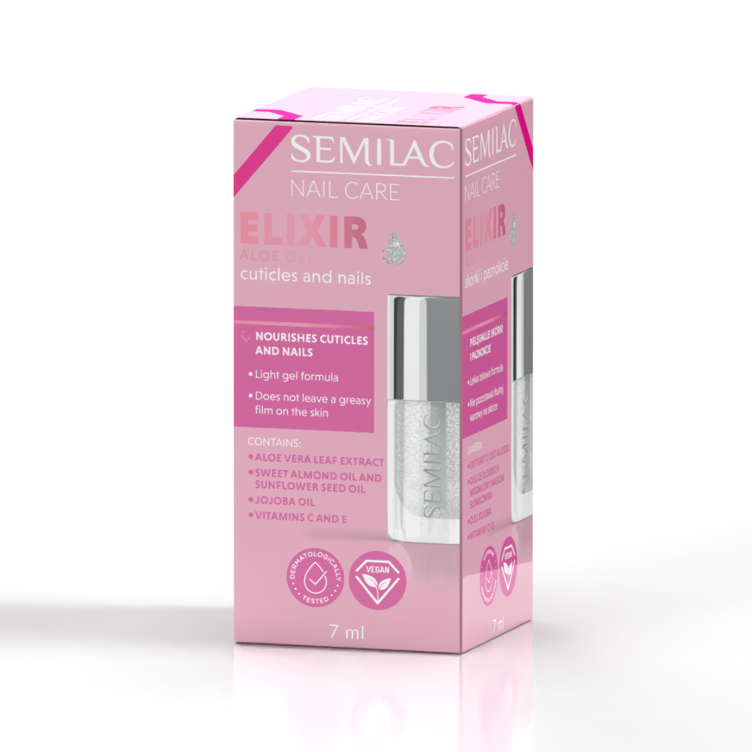 Semilac Gel Elixir para Uñas y Cutículas 7 ml