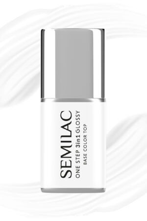 110 Semilac One Step Glossy The White 7 ml