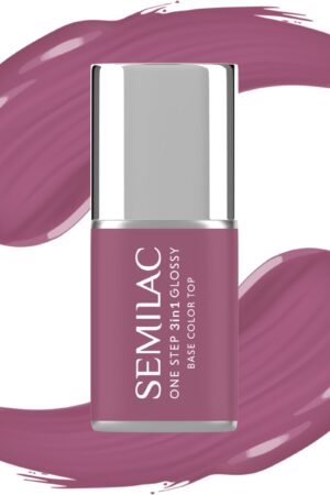 205 Semilac One Step Glossy Purple Beige 7 ml