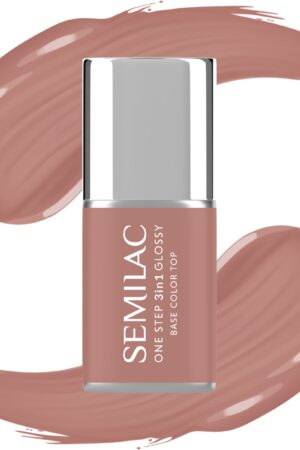 235 Semilac One Step Glossy Peach Beige 7 ml