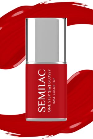 530 Semilac One Step Glossy Scarlet 7 ml