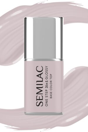 610 Semilac One Step Glossy Barely Pink 7 ml