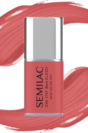 690 Semilac One Step Glossy Coral Pink 7 ml