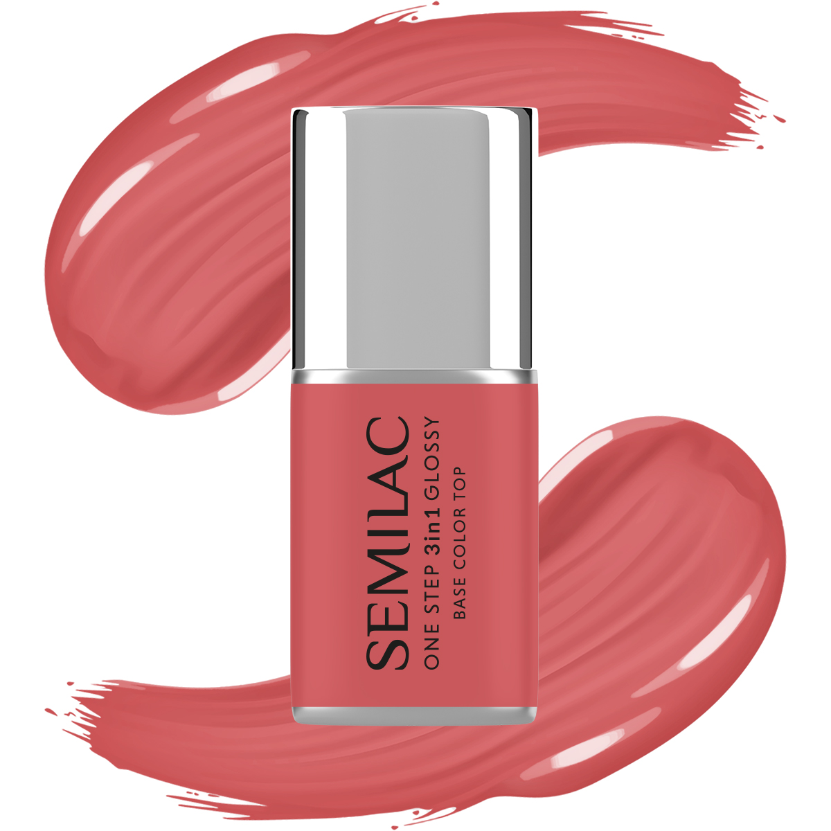 690 Semilac One Step Glossy Coral Pink 7 ml