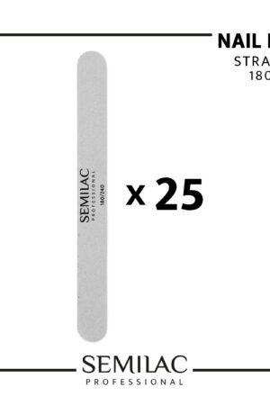 Semilac Professional 25 limas Rectas 180/240