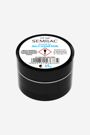 Semilac Builder Jelly Gel Clear Pink 15 g