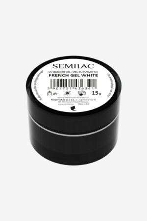 Gel de construcción Semilac French Gel White 15 g
