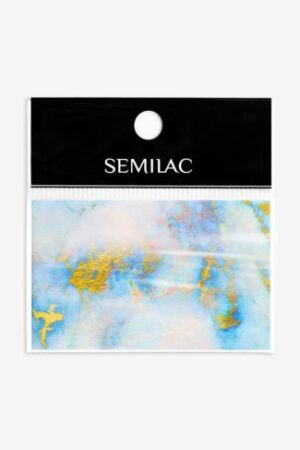 07 Decoraciones Semilac Foil Blue Marble