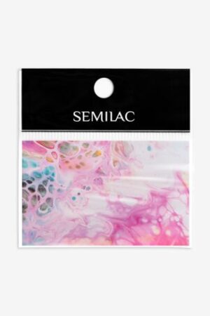 08 Decoraciones Semilac Foil Rainbow Marble