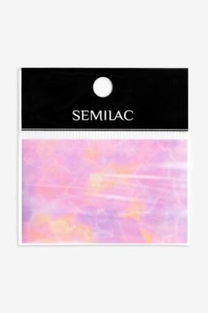 11 Decoraciones Semilac Foil Pink Marble
