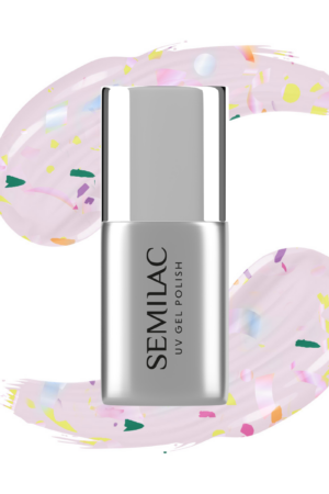 SEMILAC T27 Top Coat Matt Violet Galaxy 7 ml